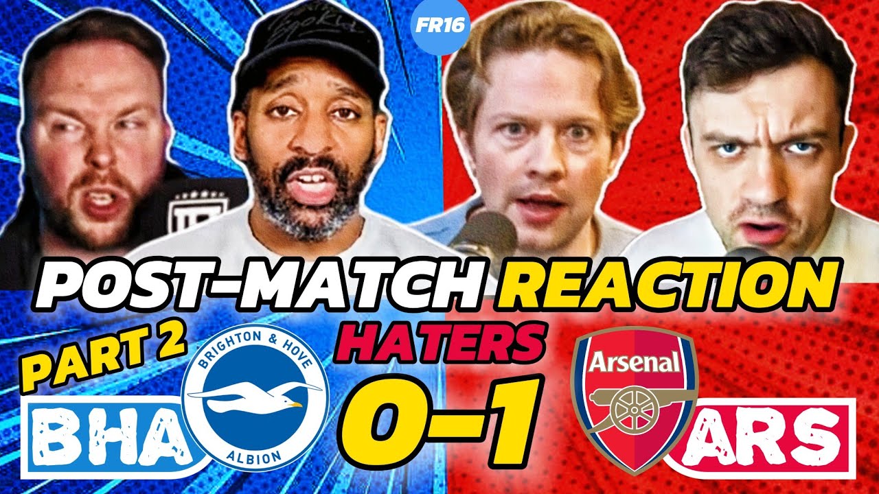 [PART 2] Arsenal's Rival's & Haters GUTTED 🤣 Post-Match Reaction to Brighton 0-1 Arsenal