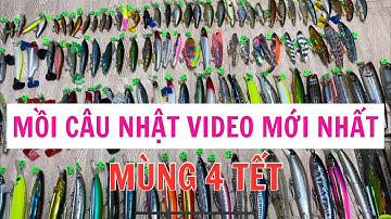 Mồi Câu Nhật: Mồi Lure Suối, Lure Lóc Chẽm, Lure Ghềnh Rạng, Câu Cá Thu, Cá Ngừ  - Video 1088