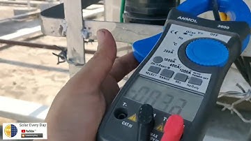 Solar DC cable NO current, troubleshooting. HOW to check, How to solve.