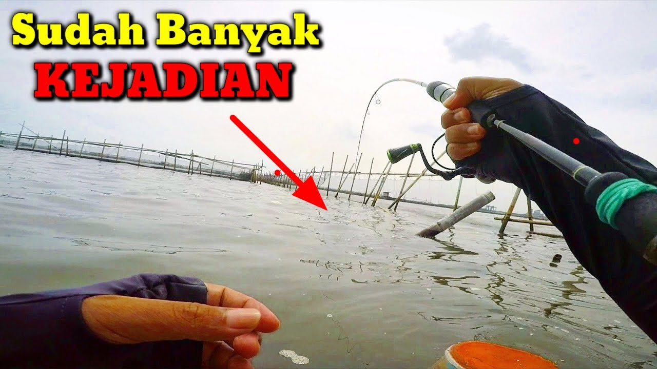 TERKEJUUUUTTT!!!??? Semua Bisa Terjadi Ketika Mancing di Tambak Tua Terbengkalai 