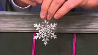 Plow & Hearth Set of 5 Pewter Ornaments with Gift Boxes with Rick Domeier