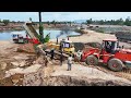 Ep2 good job operator massive new project pond filling up by dozer komatsu d60p wheel loader
