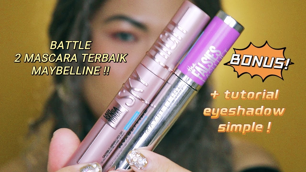 BATTLE MASCARA TERBAIK MAYBELLINE SKY HIGH WATERPROOF LASH SENSATIONAL