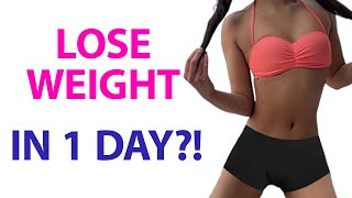 How to LOSE WEIGHT FAST in 1 DAY!? @ericalinx