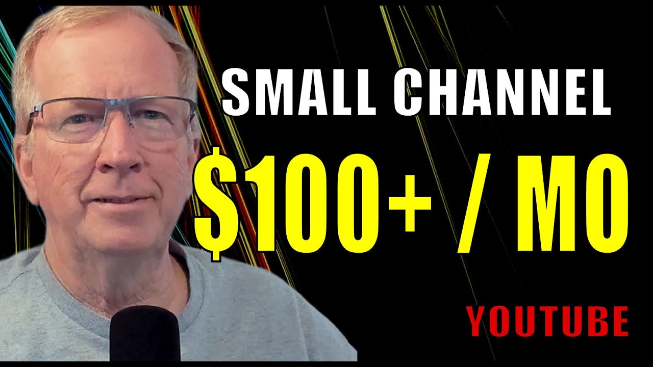 Пенсионеры! Небольшие YouTube-каналы могут зарабатывать более 100 долларов в месяц – вот как!