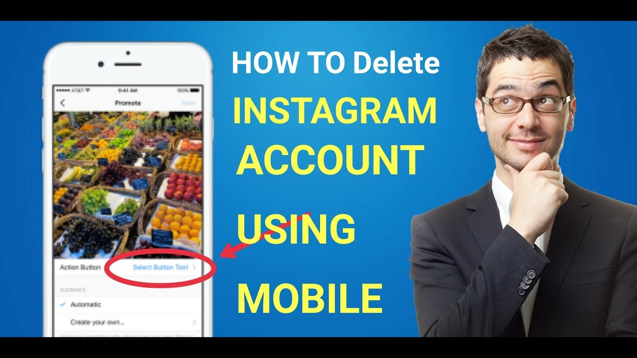 How To Delete Instagram Account In Android | Tamil Techno Tips | 