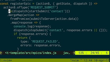 Setting up Redux Form and Redux Observable
