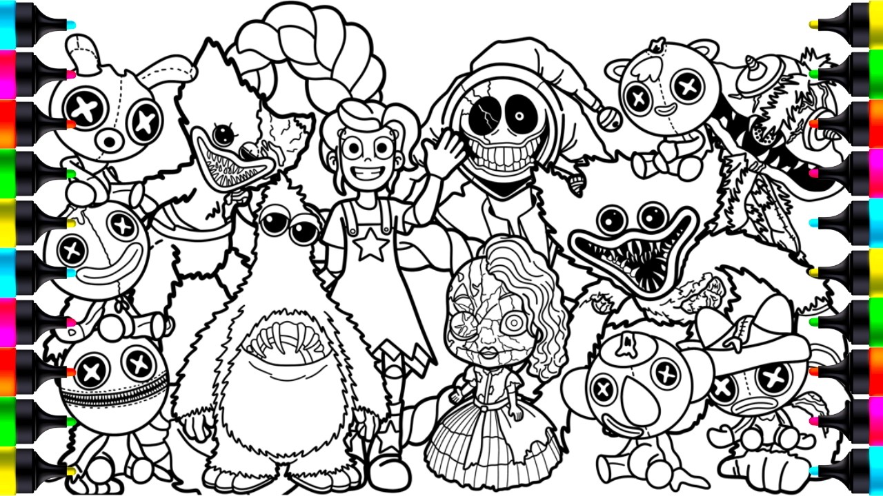 Poppy Playtime Chapter 5 Coloring Pages / How to Color All New Characters from Poppy Playtime 5