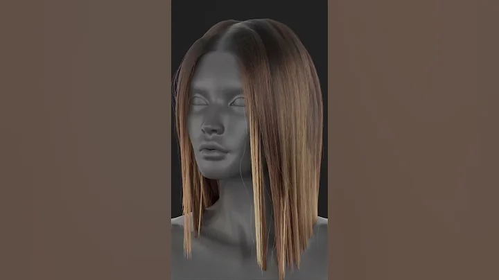 Blender geometry node hair with simulation: tests