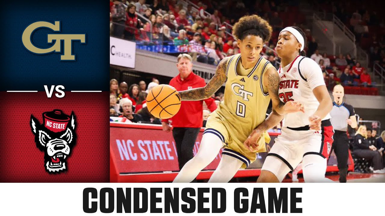 Georgia Tech vs NC State Condensed Game | 2025-26 ACC Women's