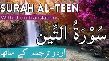 Surah At Tin سورة التين | Chapter 95 Quran with Urdu Hindi Translation
