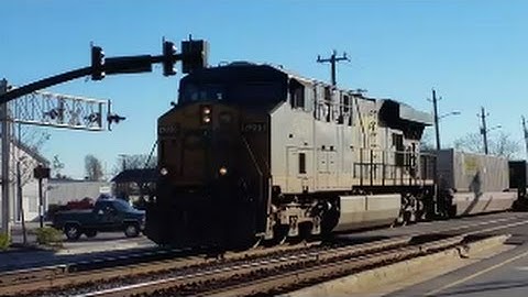 [CSXT]5299 GE ES40DC Solo Leads Q192-09 With 1st Gen K5HL In Fay NC Headed NB With Short Train