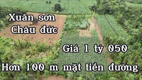 Ngân hàng dí quá nên giảm giá bán rẽ đất vườn ở xuân sơn châu đức bà rịa vũng tàu mặt tiền đường dài