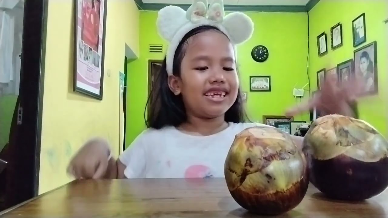 Unboxing buah lontar dari Shopee