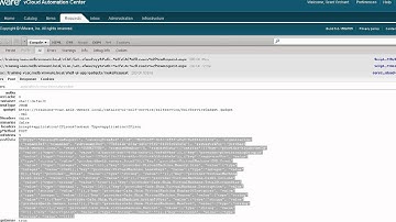 vCAC Request Catalog Item via API