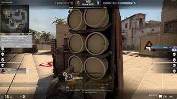 CSGO Mirage Ace 1v4 Bomb Plant T Pistol Round