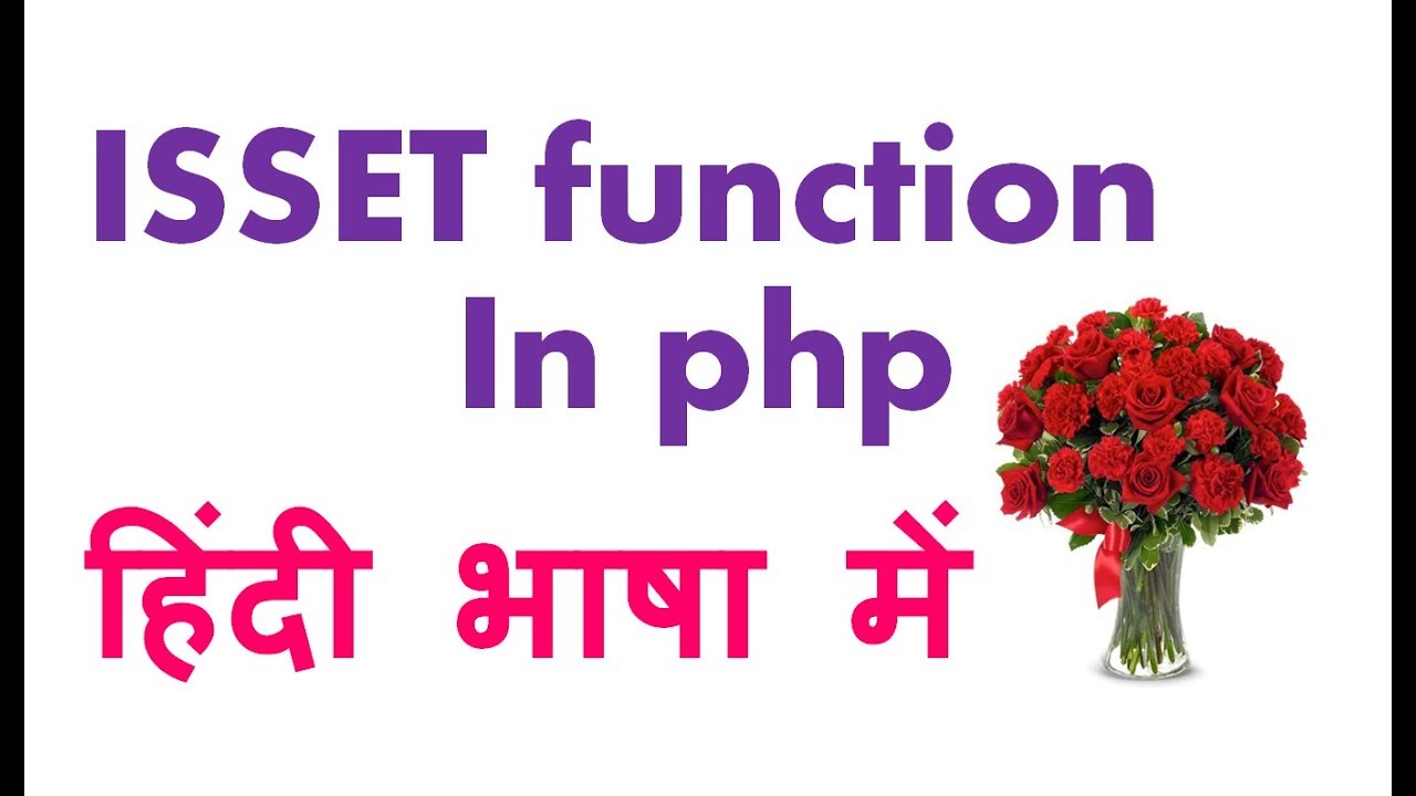 Functioning posts. Isset php.