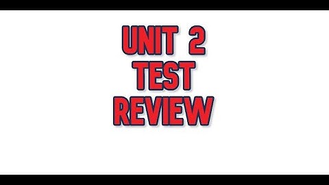 Algebra 2 Unit 2 Test Review