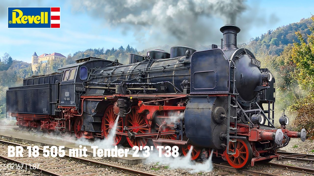 Revell P-2 ネプチューン 50周年記念版 外箱Ln403 Express Locomotive BR 18 505 with Tender 2'3' T38 [02167] - YouTube