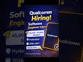 Qualcomm SDE Intern Hiring 🔥 60K Stipend | Freshers 2026/27