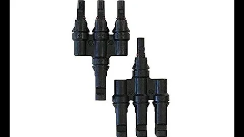 Renogy Solar MC4Y2 Branch Connectors MMMF+FFFM Pair, Multicolor - Overview