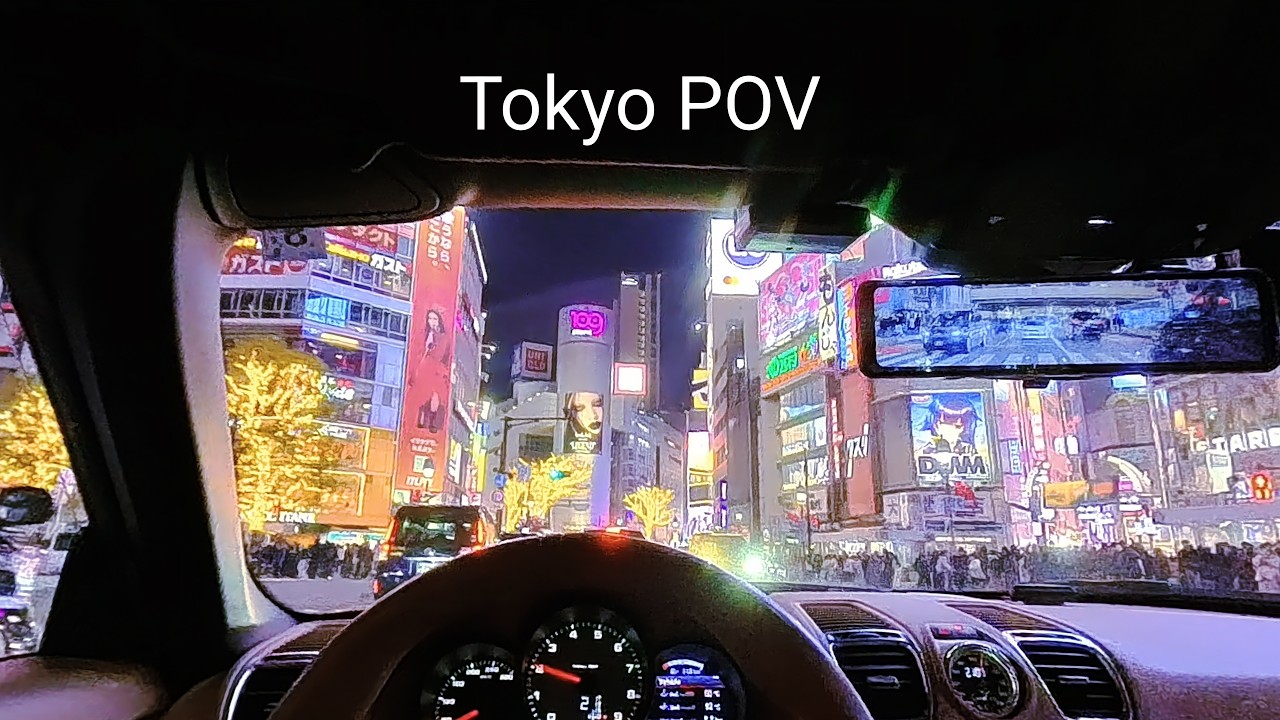 Neon Tokyo Nights – 981 Boxster S POV Drive