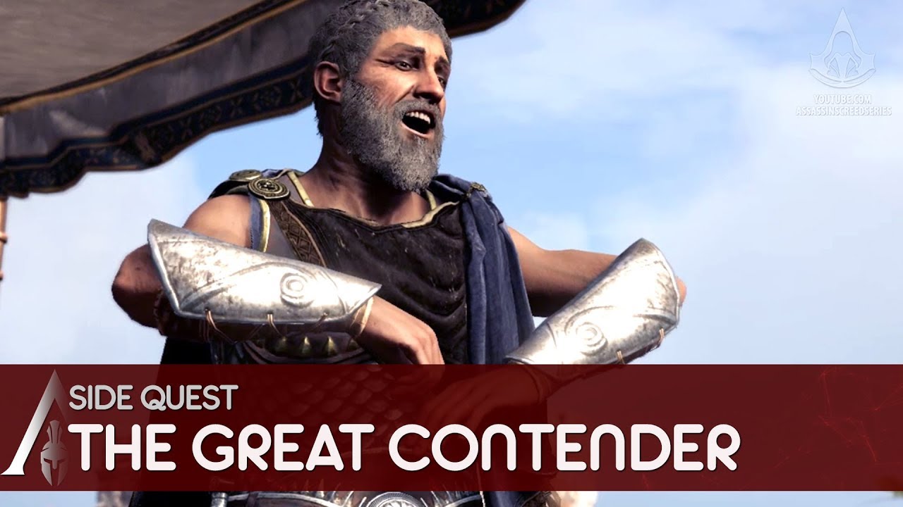 Assassin S Creed Odyssey Side Quest The Great Contender Youtube