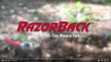5-Tined Manure Fork // Razor-Back