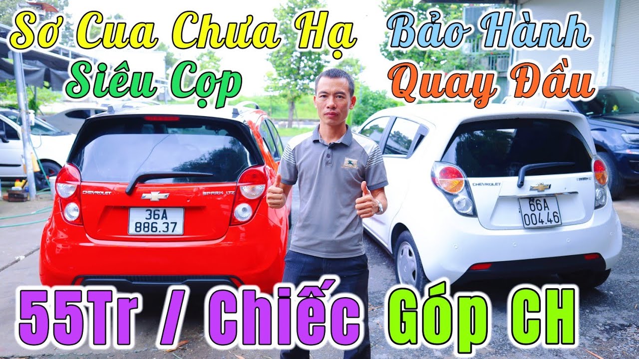 Quá Bất Ngờ Tới Giờ Này Còn 2 Chiếc Spark Zin Cọp Sơ Cua Chưa Hạ Từ 55Tr Góp CH Tại Xe Cỏ Miền Nam