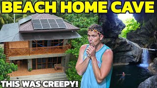 HIDDEN CAVE BY OUR BEACH HOUSE! Philippines Province Life In Davao (BecomingFilipino)