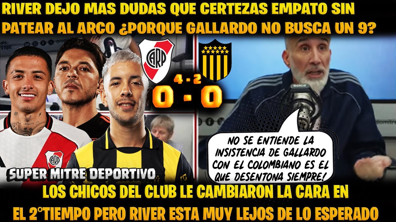 ANELLO RIVER 0(4) VS PEÑAROL 0(2) GANO RIVER POR PENALES DEJANDO MUCHAS DUDAS PORQUE JUEGA CASTAÑO?