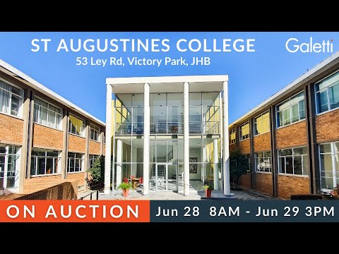ON AUCTION | St Augustines College, 53 Ley Rd, Victory Park, Johannesburg