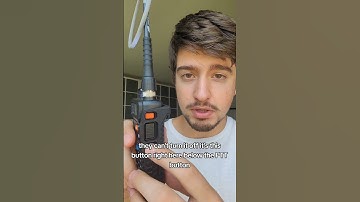 How to turn off the flashlight on your baofeng radio #shorts