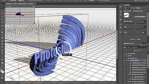 How to use 3D in Photoshop CS6