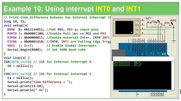AVR (Arduino) Interrupt Programming