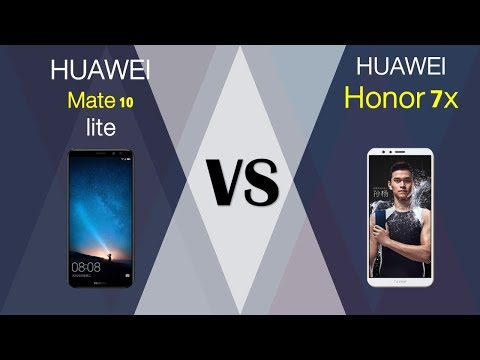 HUAWEI mate 10 lite  VS HUAWEI Honor 7X