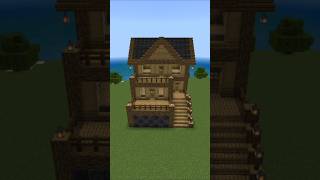 Oak House Build | In Minecraft Tutorial Timelapse #minecraft #shorts #asmr