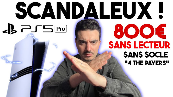 La PS5 PRO SANS LECTEUR à 800€ ! SONY SE FOUT DE NOUS ?!