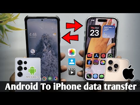 How To Transfer Data From Android To Iphone | Android Se Iphone Me Data Transfer Kaise Kare