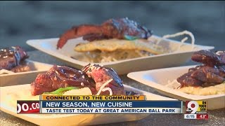 Ballpark menu: Gourmet meets hip