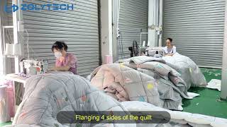 : Economical Quilt Production Line / Provide Turnkey Solution For Every Mattress Factory