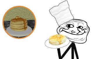 TROLL FACE RP *How To Get Pancake Day Badge* Roblox