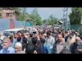 A Son’s Goodbye, Choked with Sobs: Baramulla MP Er Rashid Performs Father’s Last Rites.