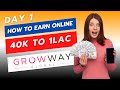 How To Earn Online Day 1 Ahmad Hassan Abbasi Grow Way Global How To Earn Online Day 1 Ahmad Hassan Abbasi Grow Way Global