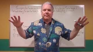 Superdeterminism Destroys Friedrich Schlegel.