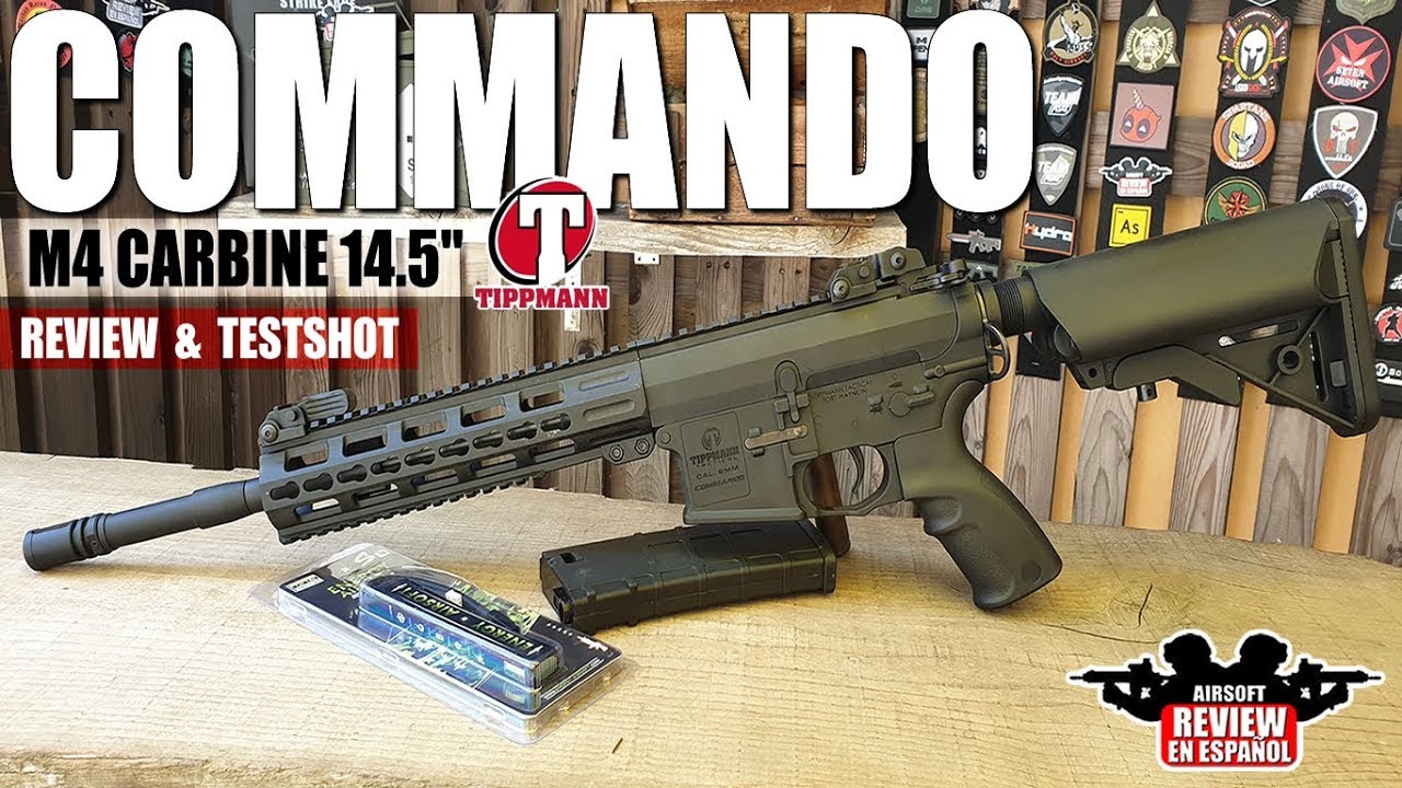 Otra opción más para principiantes -  M4 COMMANDO CARBINE 14,5" TIPPMANN | Airsoft Review en Español