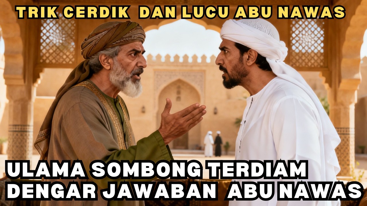 ABU NAWAS VS ULAMA SOMBONG: DEBAT SINGKAT YANG MEMBUAT SANG AHLI ILMU TERDIAM #hikmahabunawas
