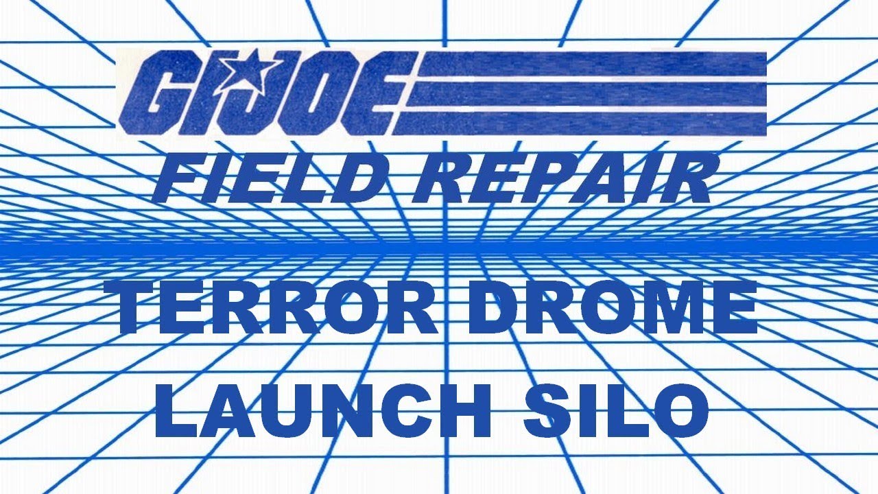 1986 Cobra Terror Drome Silo Disassembly G.I. Joe repair tips