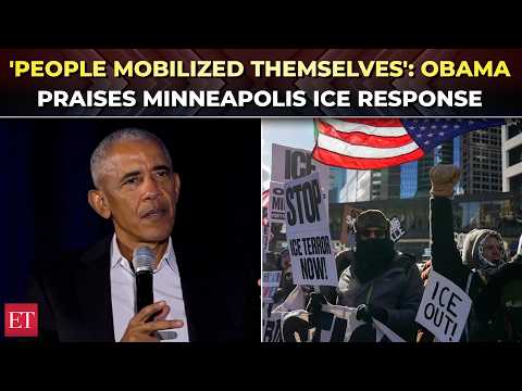 'They set a moral example': Obama hails Minneapolis residents amid ICE surge | Immigration crackdown