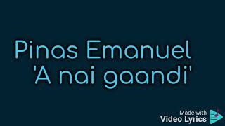 Pinas Emanuel - A Nai Gaandi (Lyrics Version)